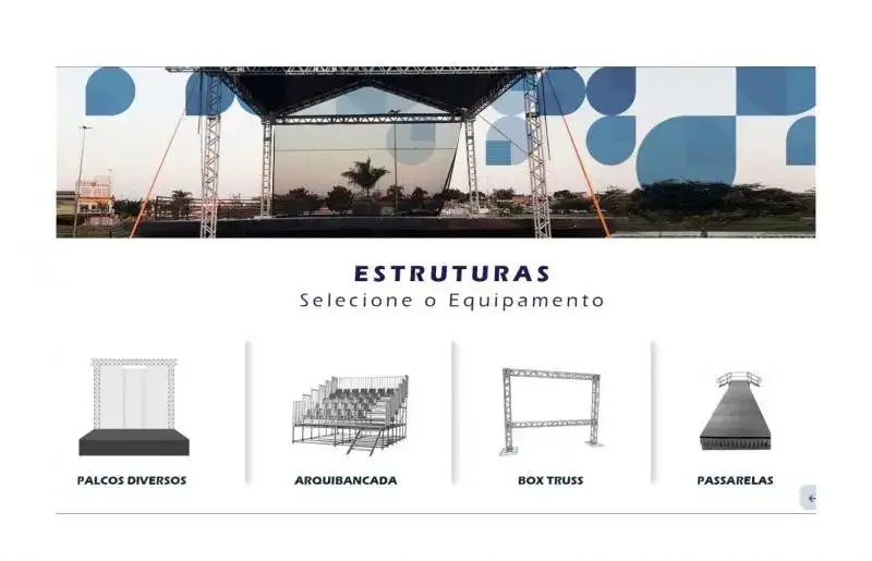 Locação de box truss - Memoriáh Eventus