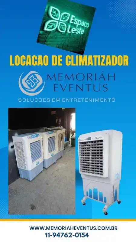 Aluguel de climatizadores e ventiladores