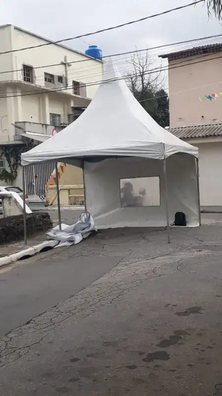 Locação de barracas para feira